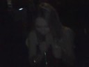 Sarah hits da beer bong