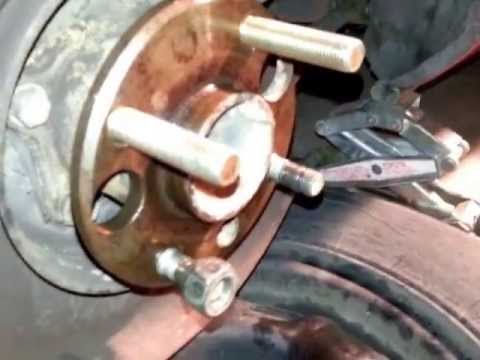 How to remove and install wheel studs (EASY WAY)