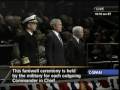 U.S. Armed Forces Honor President Bush For His Service With An Award.