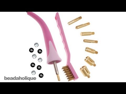 how to apply rhinestones to clothing