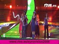 Primer ensayo de Chikilicuatre en el Belgrado Arena