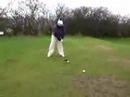 Hitting not so straight shots, and my back swing and follow through needs alot of work!
