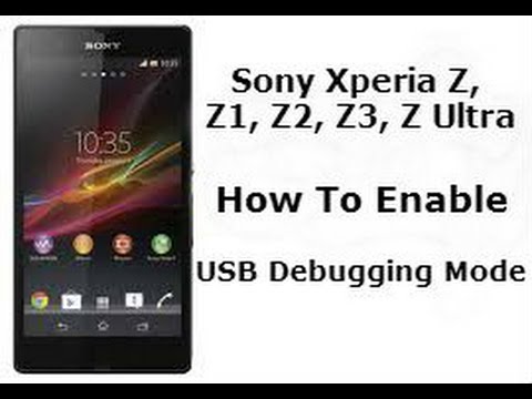 how to enable usb debugging in xperia z