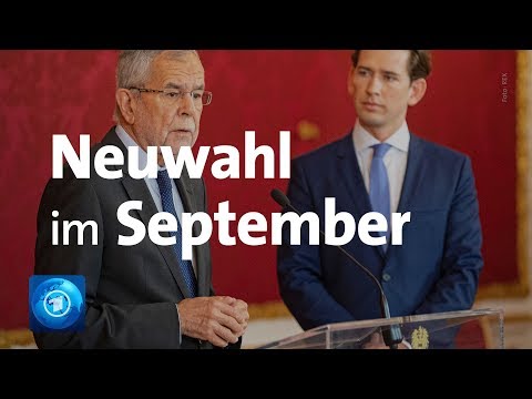 sterreich: Regierungskrise - Neuwahl fr Anfang Sept ...