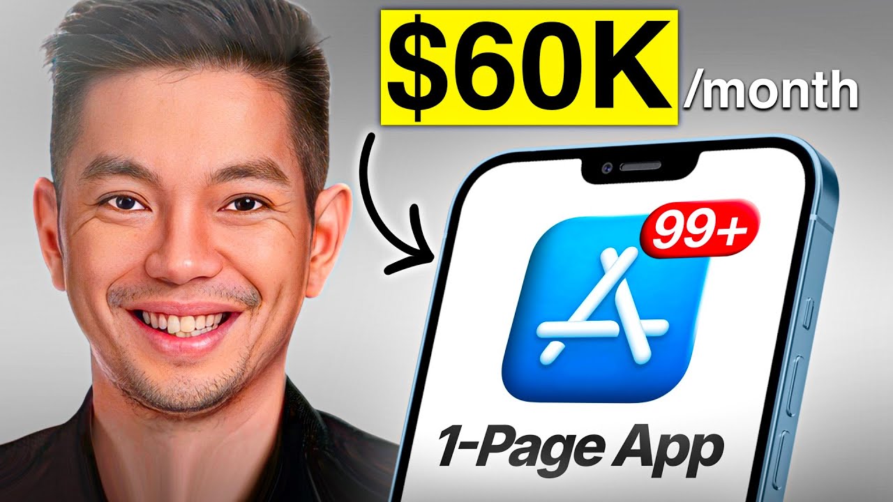 How I'd Build a "1 PAGE" App Making $60,000/Month
