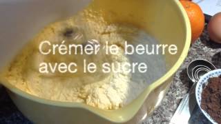 2) Crémage du beurre avec le sucre