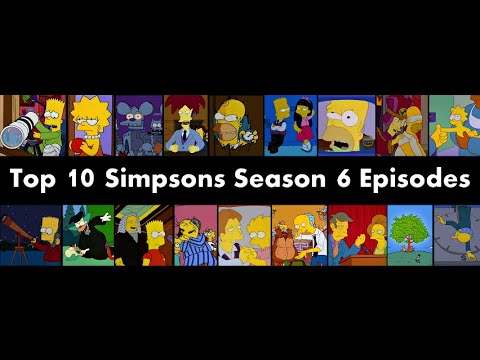 Top 10 Simpsons Season 6 Episodes