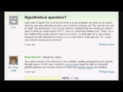 how to answer a question on yahoo