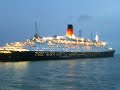 The QE2 & Queen Victoria, Southampton by night 1/2
