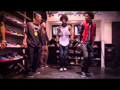 Vlado - Les Twins was at the Vlado Store in Los Angeles to do a meet & greet and also they danced with Brand New Mind (Poppin J & Crazy Kyo) the world famous poppers...