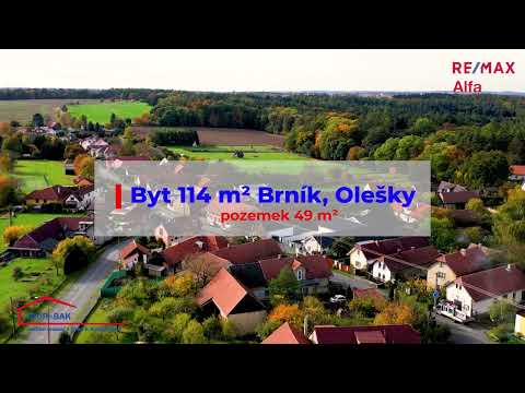 Video Nabízím k prodeji rodinný dům 3+kk o celkové podlahové ploše 114 m² v obci Brník 14, Oleška.