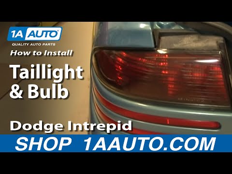 How To Install Replace Change taillight and Bulb Dodge Intrepid 94-97 1AAuto.com