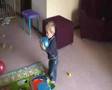 22 & half month preemie Tristan finally walking!!!!