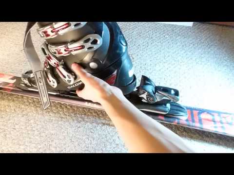 how to adjust nordica ski bindings