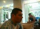 Tsartsaris before match with Slovenia EUROBASKET2007