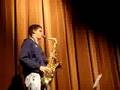 Aim High Talent Show - Cam on the SAX!