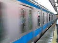 JR Keihin-Tohoku Line series E233 train trial run at Kamata