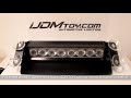 Super Bright 8-LED Emergency Vehicle Strobe Lights (Amber/White)