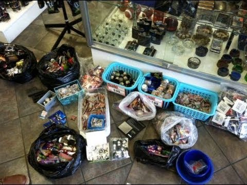 Bath - San Bernardino County sheriff's deputies seized more than $50000 worth of bath salts and synthetic drugs Thursday, May 23, from several High Desert smoke sh...