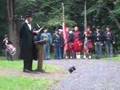 Abraham Lincoln talks at Albany Rural Cemetery