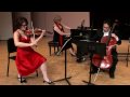 The Merling Trio performs Dvořák PIano Trio in E minor Dumky VI Lento