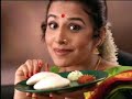 Vidya Balan  Uday Tikekar in a commercial for  Gits Idli