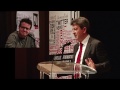 a l'occasion des assises du journalisme, jean-luc m�lenchon, co-pr�sident du parti de gauche et nicolas demorand, directeur de la publication et de la r�dact...