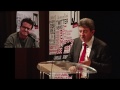a l'occasion des assises du journalisme, jean-luc m�lenchon, co-pr�sident du parti de gauche et nicolas demorand, directeur de la publication et de la r�dact...