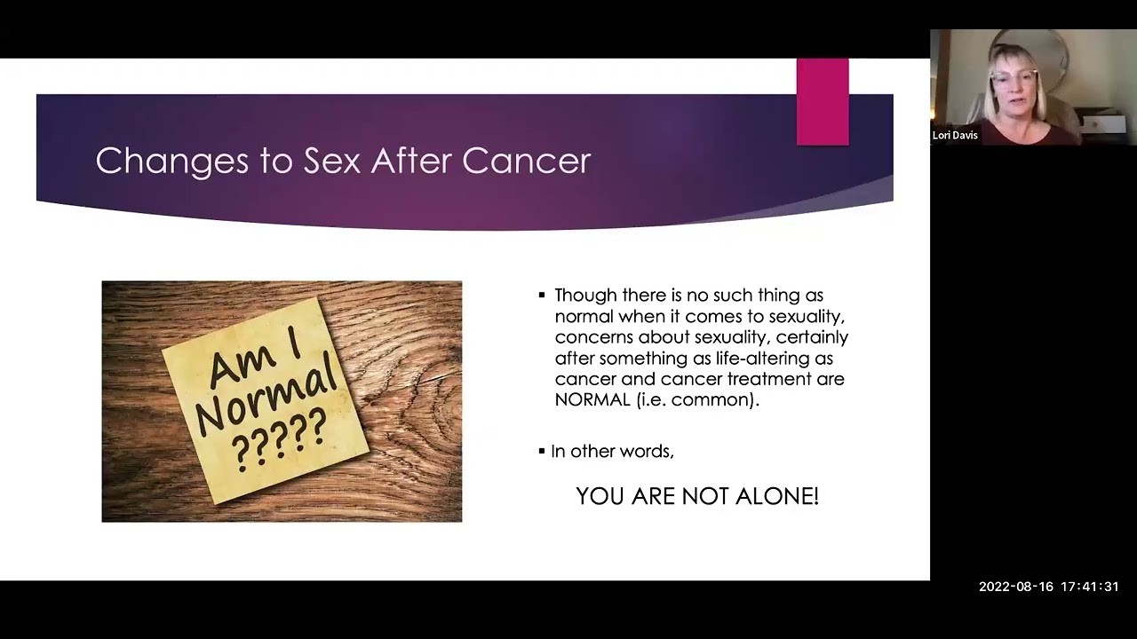 Sex and Intimacy After Cancer