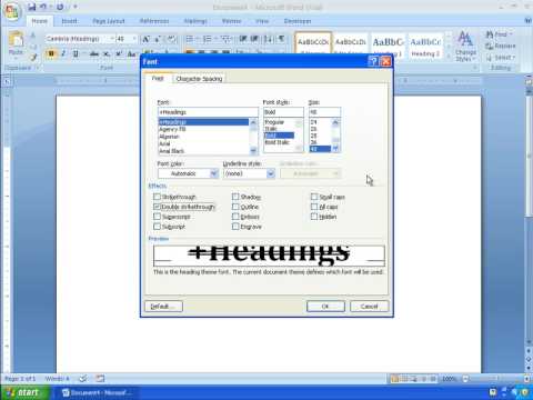 Word 2007 Tutorial 7 - Using The Keyboard For Productivity And For Users With Disabilities