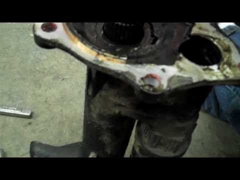 how to fix front axle leak
