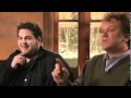 Singing with John C. Reilly and Jonah Hill