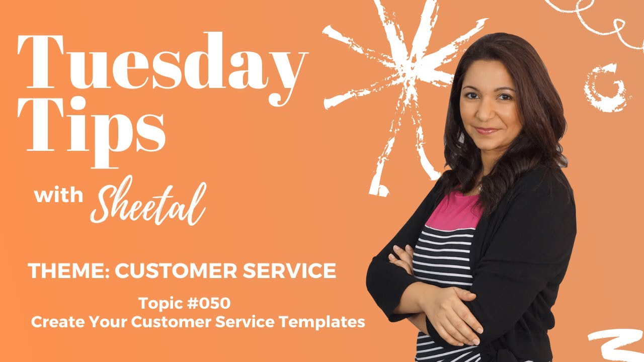 Create your customer services template