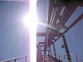 Six Flags Magic Mountain-Batman The Ride POV 1st Row