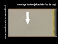 Montage Houten Jaloeziën op de dag