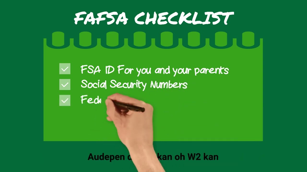 FAFSA FSA ID - Pohnpeian