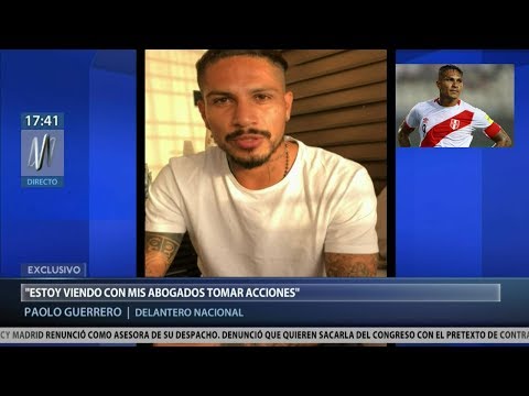 La declaración de Guerrero tras su exclusión al Mundial de Rusia (VÍDEO)