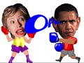 Hillary Versus Obama - Funny Animated Video