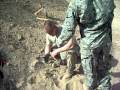 Soldiers test 40mm riot grenade
