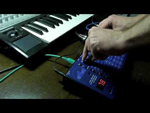mbase01 - Got these new toys today. Synths are completely unprocessed (no EQ, efx, compression etc.). The delay effect is from the Evolver itself. Hi-hat noise comes f...