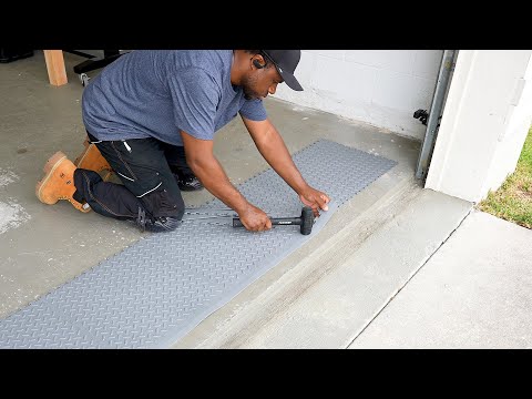 How I upgraded my garage floor (HUGE Difference)