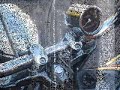 custom road star with carbon fiber body, very unique bike with ape hangers. bad ass bike photos with smoky burnout video.