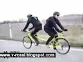 Bike Riders Facing Opposite