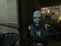 half life 2 - "pick up that can" [http://www.youtube.com/watch?v=Gc9Pp4hfqLU
http://www.youtube.com/watch?v=o-VRZuZ8Gnw
http://www.youtube.com/watch?v=_17rVJ8zwFI]