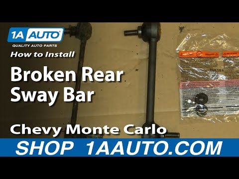 How To Install Replace Broken Rear Sway Bar Link 2000-07 Chevy Monte Carlo