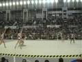 Equipe de France GR cerceaux massues demo tourcoing 2007