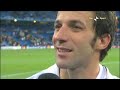 REAL MADRID - JUVENTUS 0-2 INTERVISTA DEL PIERO - COPPA CAMP