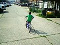 Kurttis going crazy on his bike. Kurttis going crazy on his bike.
