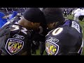 ray lewis, ed reed & willis mcgahee pay tribute to sean taylor on mnf against the patriots. they all played collegiate football for the miami hurricanes