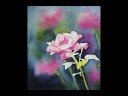 Painting Demonstration Pink Rose by Lori Andrews